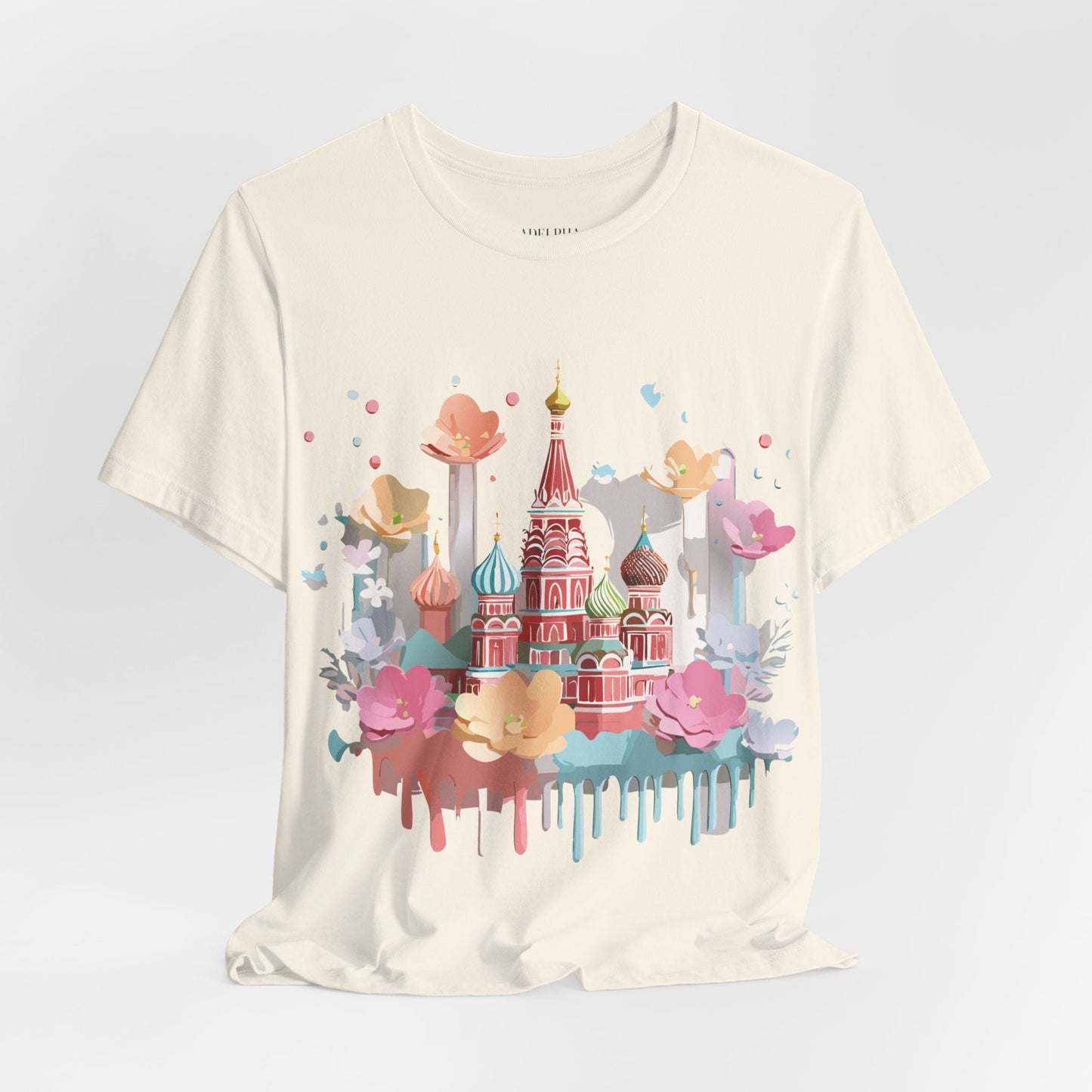 Unisex Graphic Tee From Adelpha Moscow Themed Tourist Shirt Vintage Inspired Art