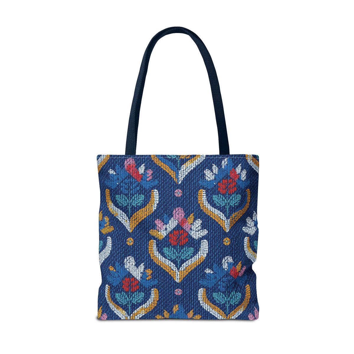 Denim Fabric Imitation Print Unisex Canvas Bag Poly Spun 3 Sizes Tote Bag 150