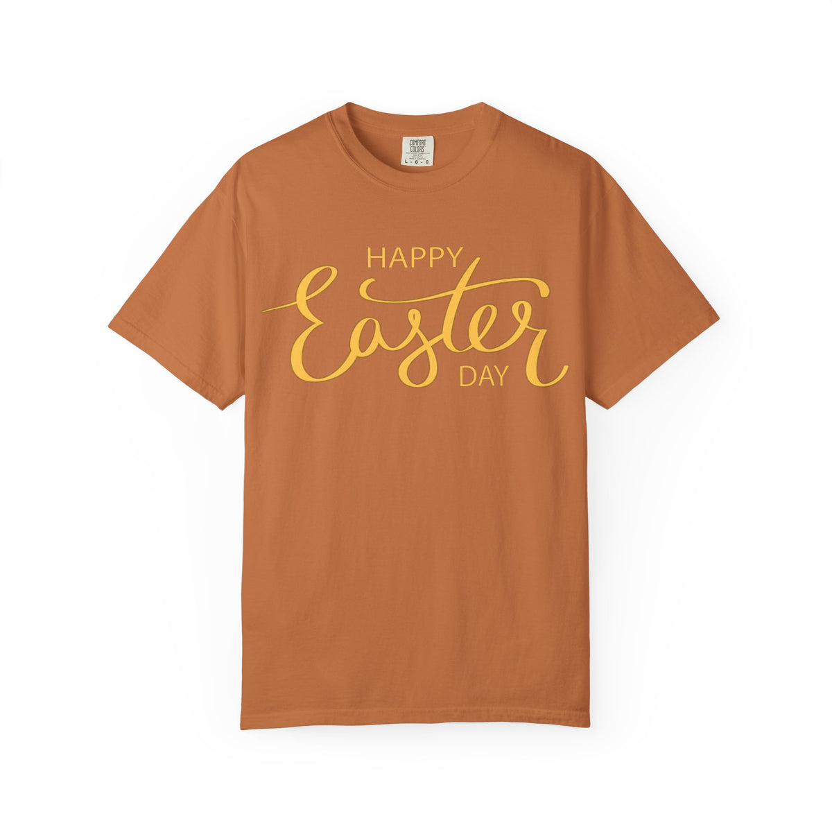 Happy Easter Day T-Shirt, Tee Shirt with Easter Signature, T Shirt with Easter Prints, Tee Shirt with Easter Design