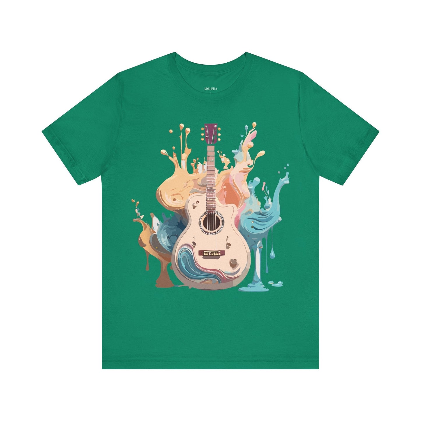 Music Graphic Unisex 100 Cotton Vintage Art with Musical Elements Tee 67