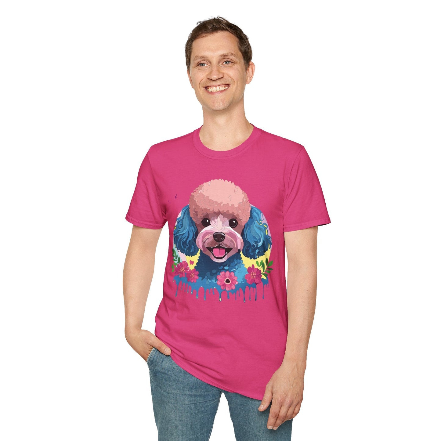 Dog Shirt Unisex Animal Tee Gildan Softstyle 64000 100 Percent Cotton