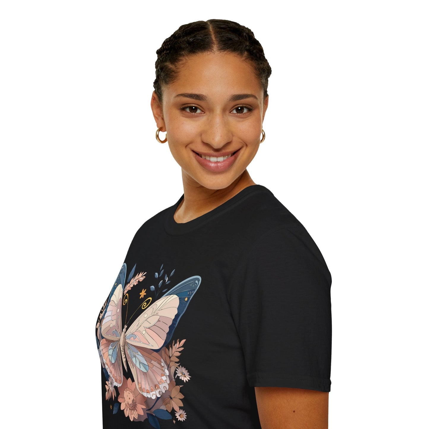 Monarch Butterfly Shirt Unisex Softstyle T Shirt 100 Percent Ring Spun Cotton Gildan 64000