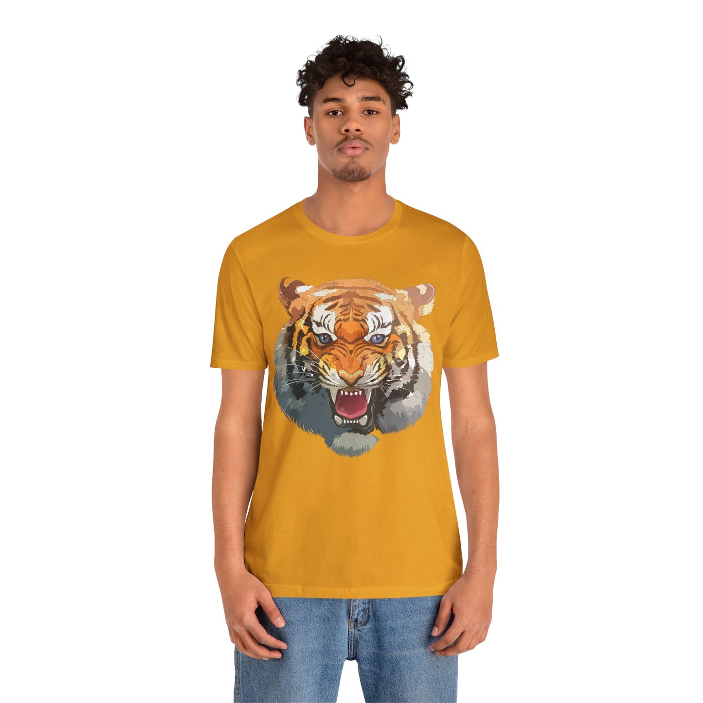 Tiger Shirt, Animal Shirt, T-Shirt with Tiger, Art Design Tee, Animal Tees, Safari T-Shirt, Graphic Design Tee 14