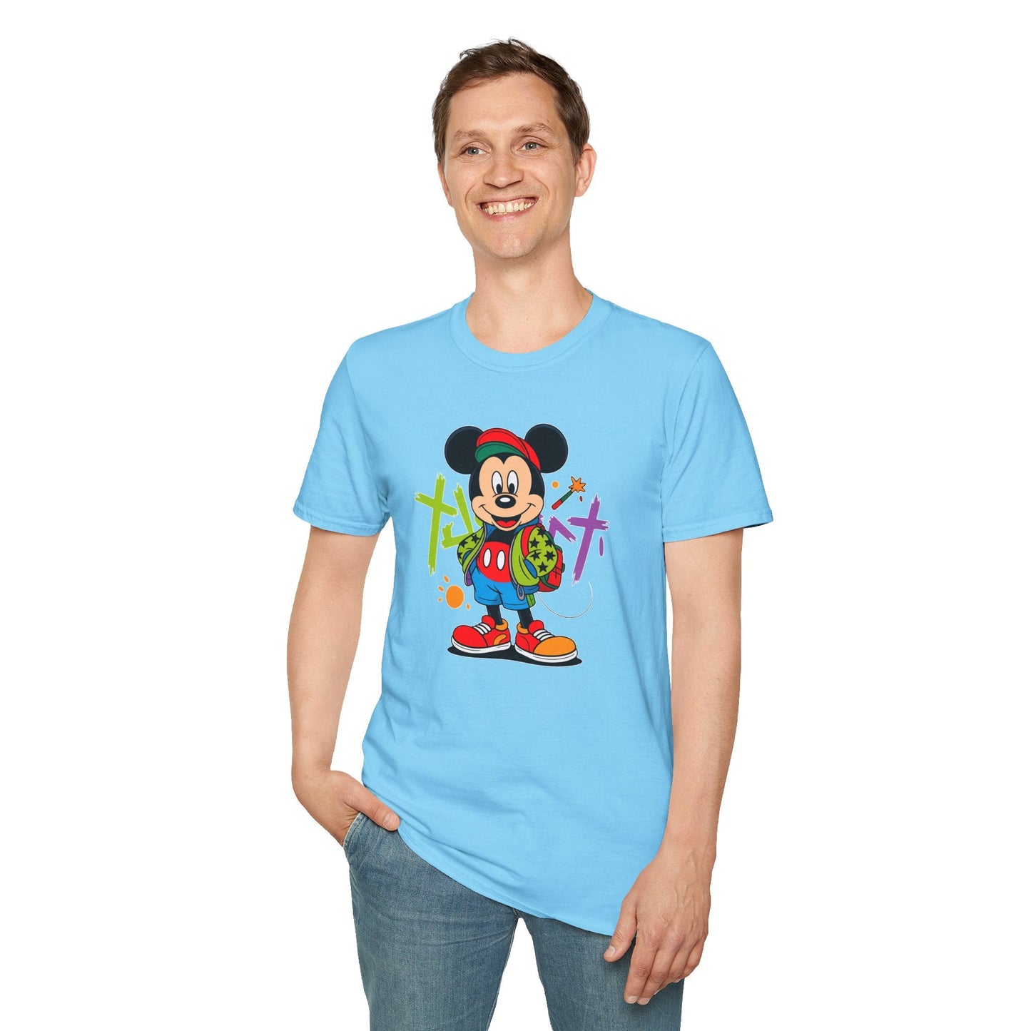 Unisex Cartoon T Shirt With Animation Artwork Funny Animals Tee For Casual Wear Everyday