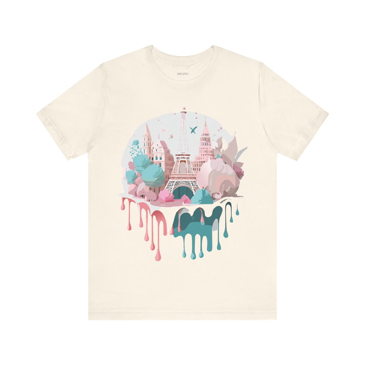 Unisex Cotton Bella+Canvas Tee with Paris