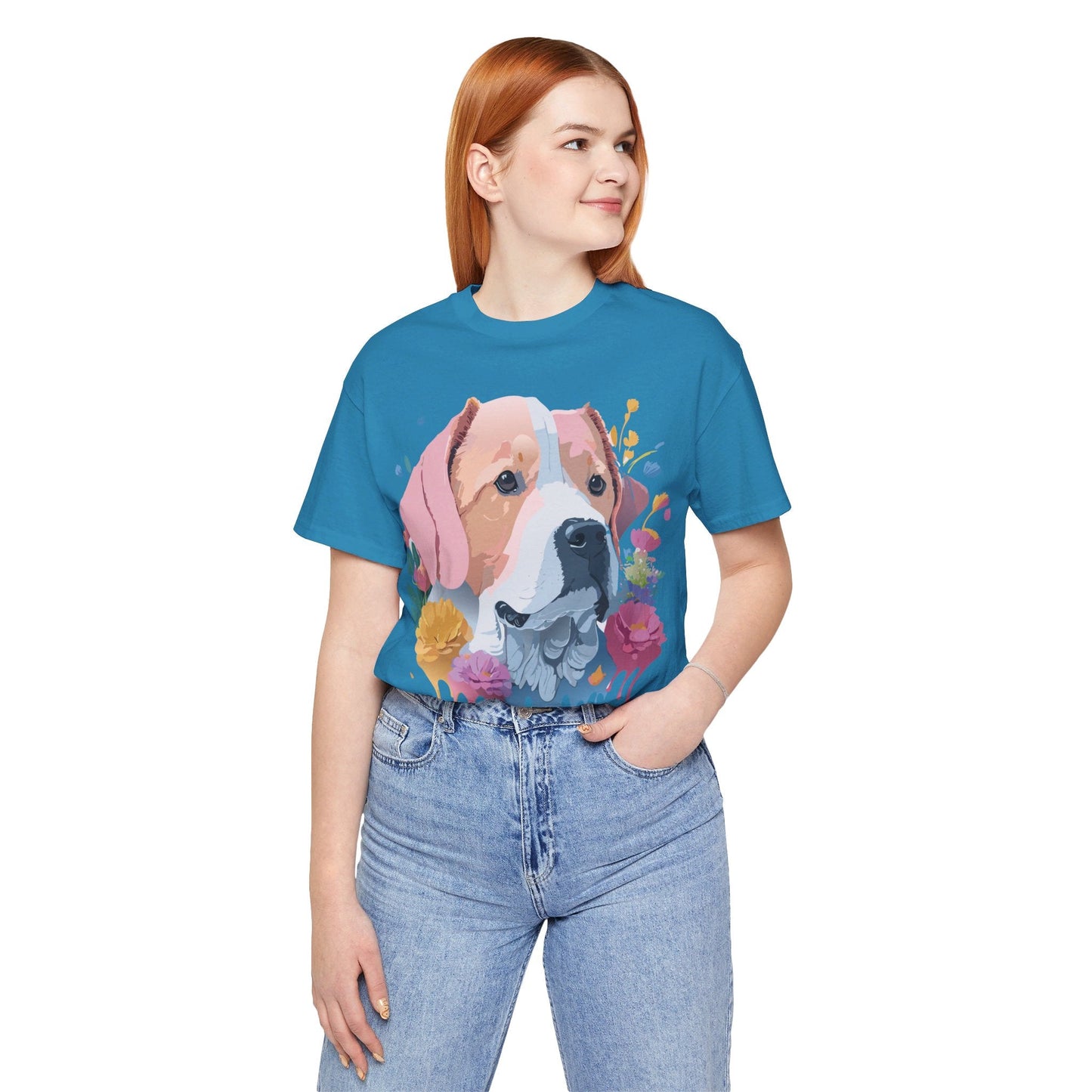 Dog Graphic Unisex 100 Cotton T-Shirt 9