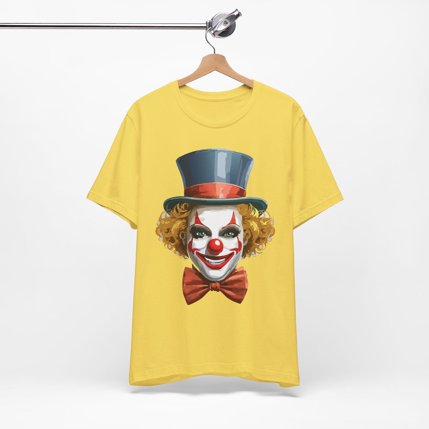 Clown Shirt, Funny Shirt, T-Shirt with Clown, Funny Art Design Tee, Circus Tees, Circus T-Shirt, Unisex Humor Wear 11