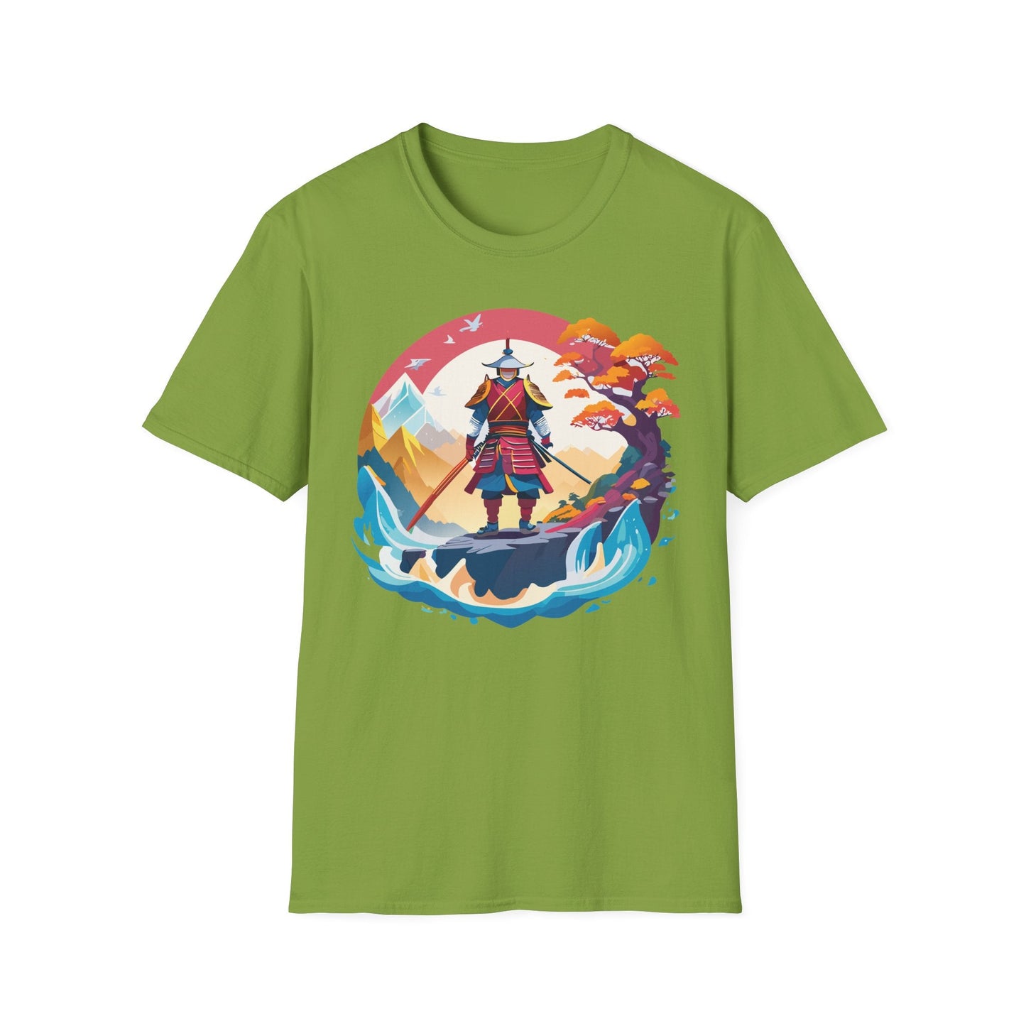 Samurai Shirt Gildan Softstyle 64000 Ring Spun Cotton Unisex Tee For Everyday Comfort