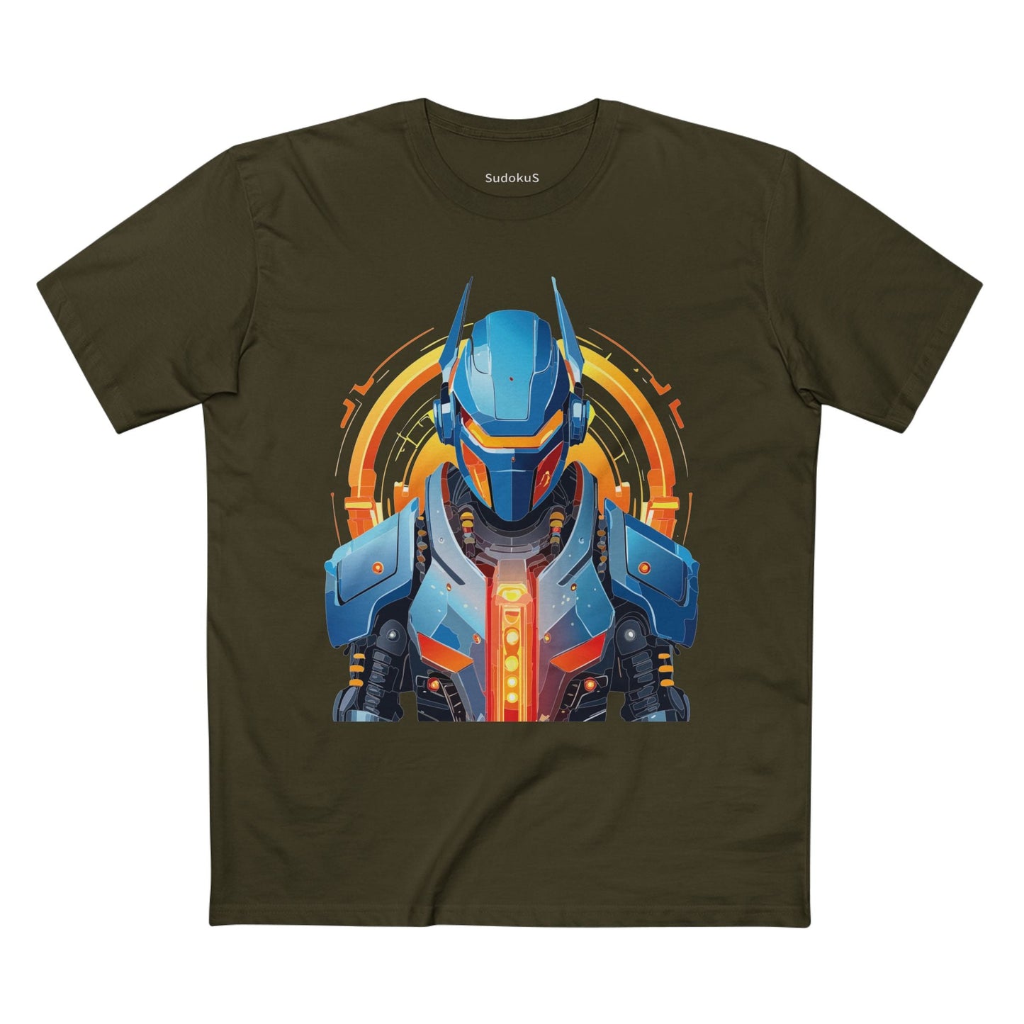 Cyborg Robot Graphic Unisex 100 Cotton Staple Tee 9