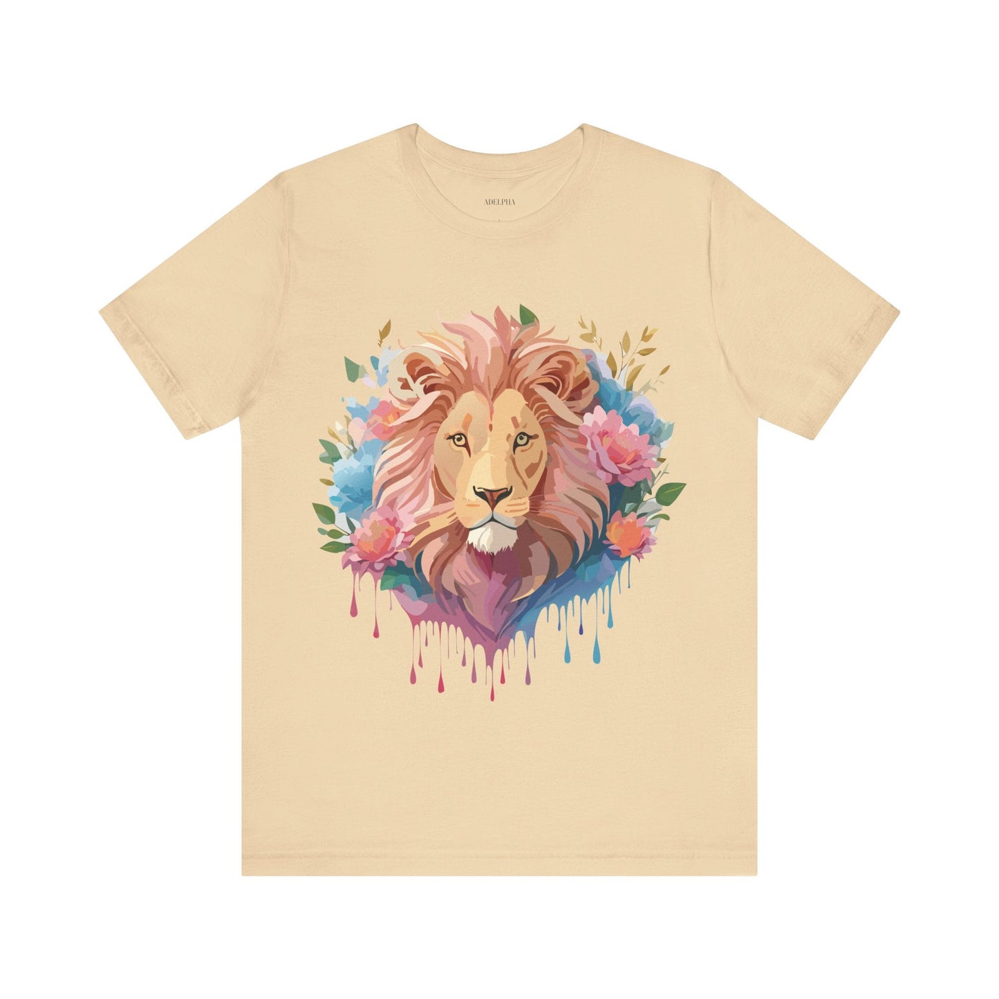 Lion Graphic T Shirt Unisex Short Sleeve Tee Vintage Inspired Adelpha Artwork Apparel