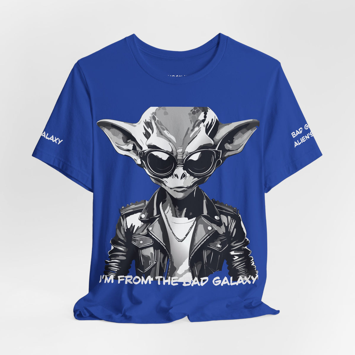 Alien Graphic Unisex Cotton Bella+Canvas Tee with Art Design b75