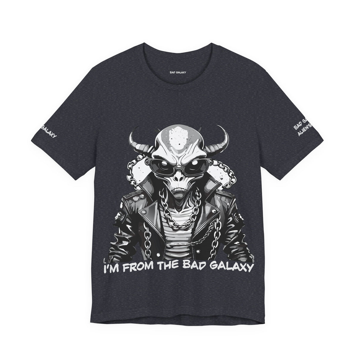 Alien Graphic Unisex Cotton Bella+Canvas Tee with Art Design b72