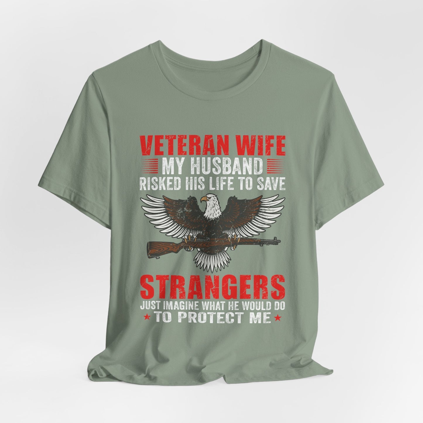 Army Veteran Patriotic Graphic Design Unisex Cotton T-Shirt v40