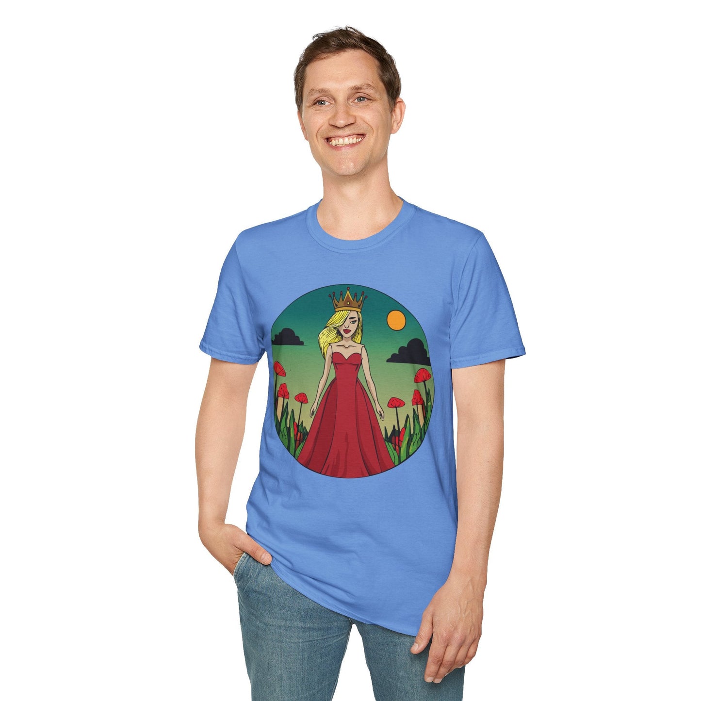 Womens Graphic T Shirt Art Design Tee Unisex Softstyle 64000 Ring Spun Cotton Daily Wear
