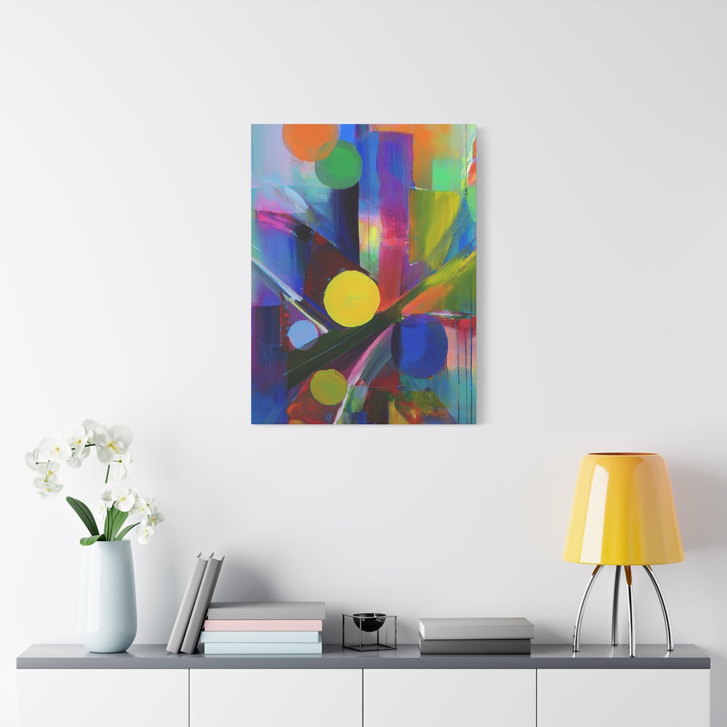 Abstract Painting Print Canvas 20x24,20x30,24x30, 24x32,24x36,30x40, 32x48,36x48,40x60 Pine-Wood Inner Frame ABS-11