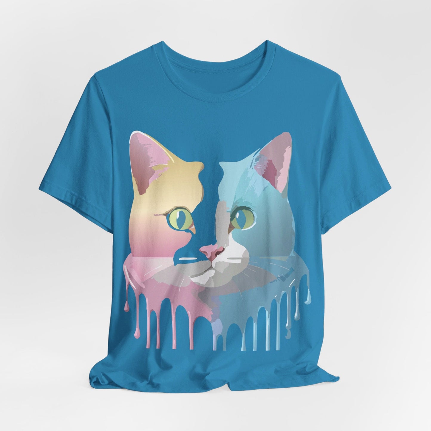 Cat Graphic Tee Unisex Vintage Inspired Shirt By Adelpha Limited Edition