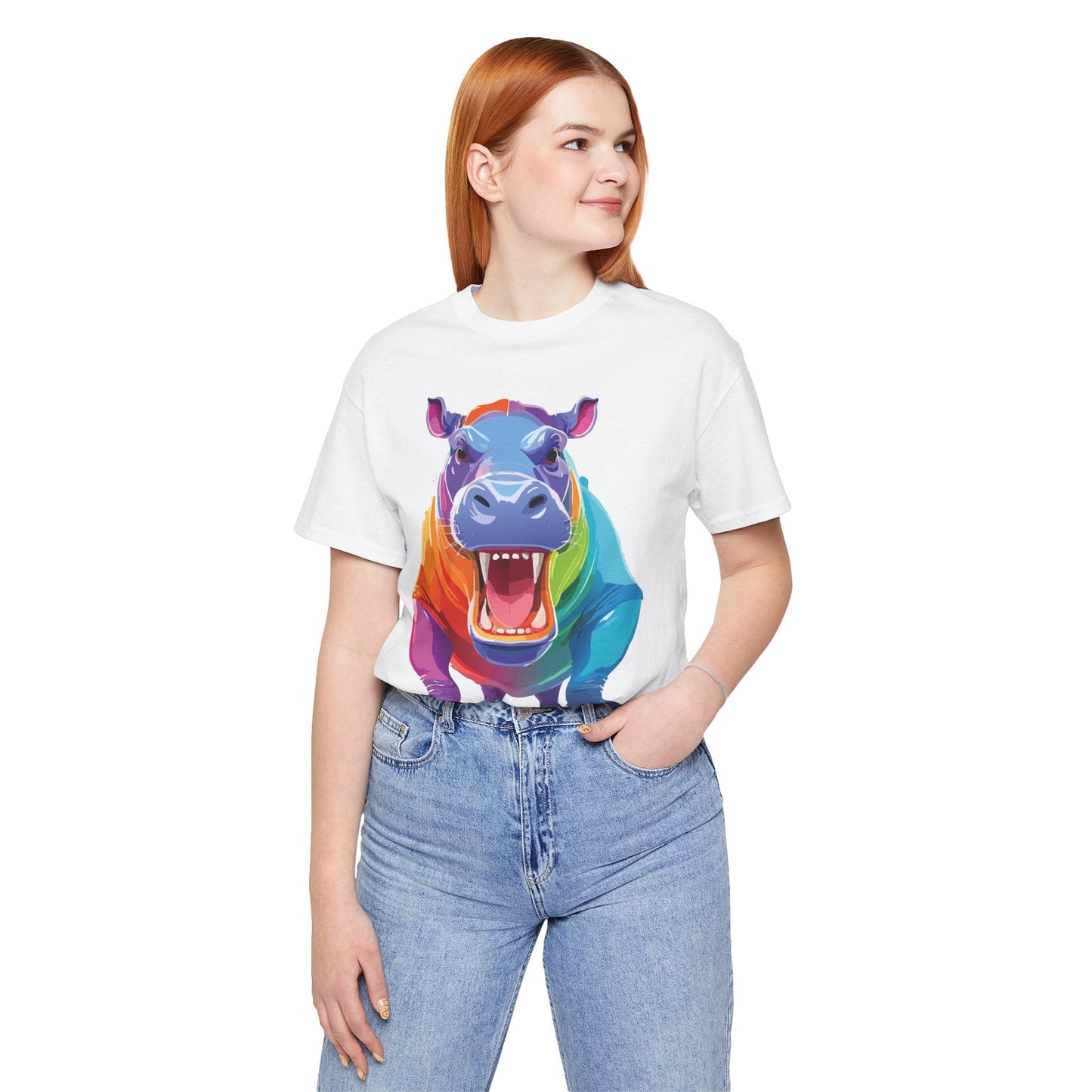 Unisex Animal Tee Shirt With Art Design Wild Animals Graphic Tee For Men Women All Sizes