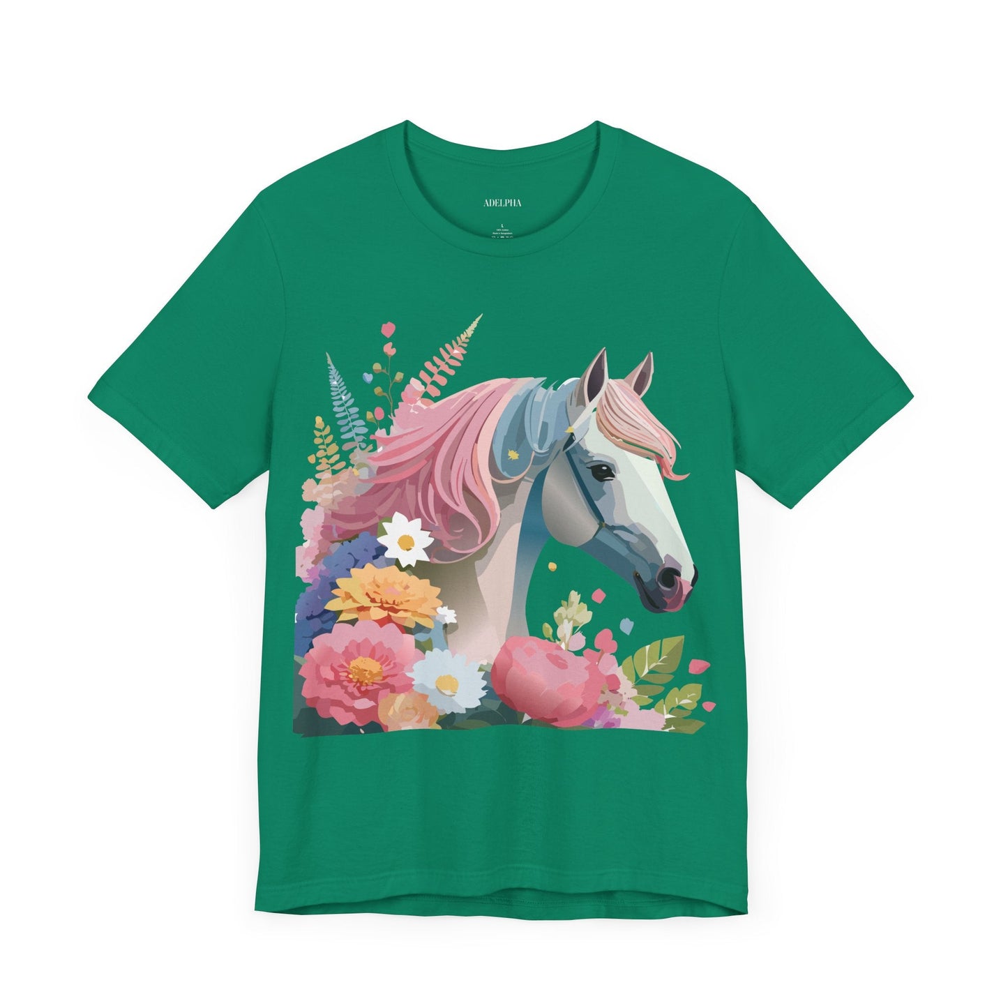 Horse Graphic Unisex 100 Cotton Vintage Animal Art T-Shirt 3