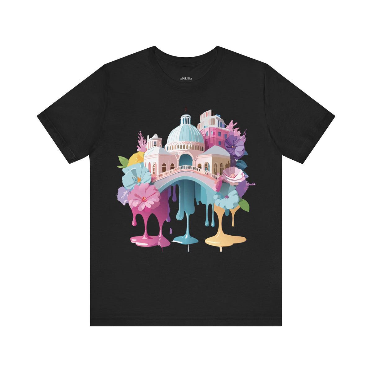 Graphic Unisex Cotton Bella+Canvas Tee Shirt with Venice