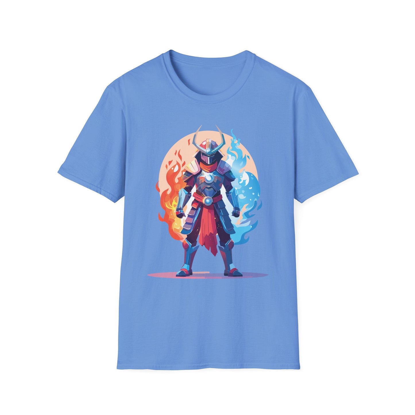 Samurai Shirt Unisex Gildan Softstyle 64000 Tee 100 Percent Ring Spun Cotton Comfortable