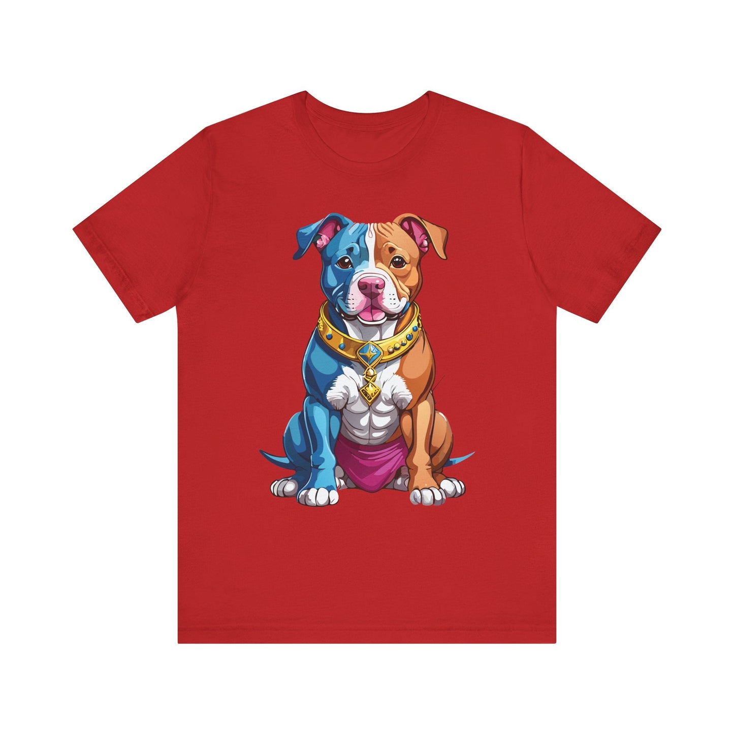Unisex Animal Shirt Art Design Tee With Wild Animals Print Short Sleeve Jersey Tee