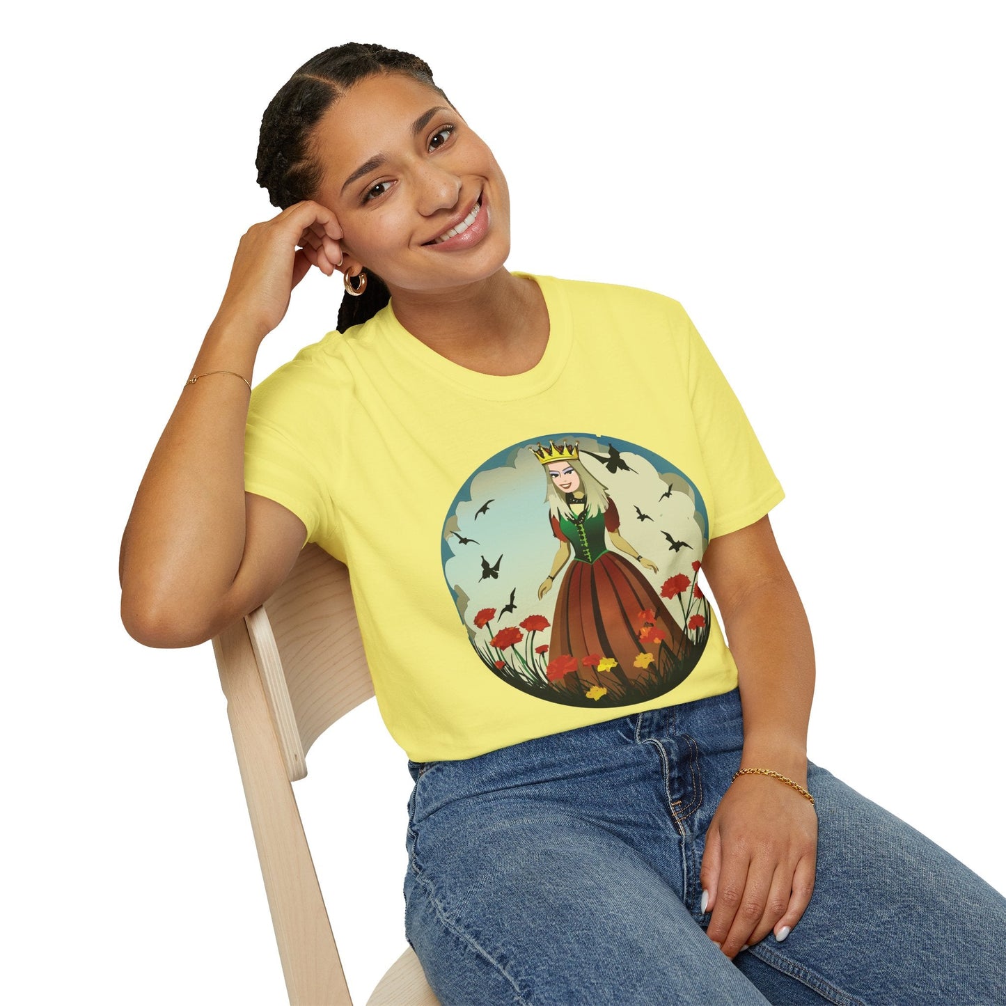 Womens Graphic T Shirts Art Design Tee Softstyle 64000 Unisex Short Sleeve Comfort