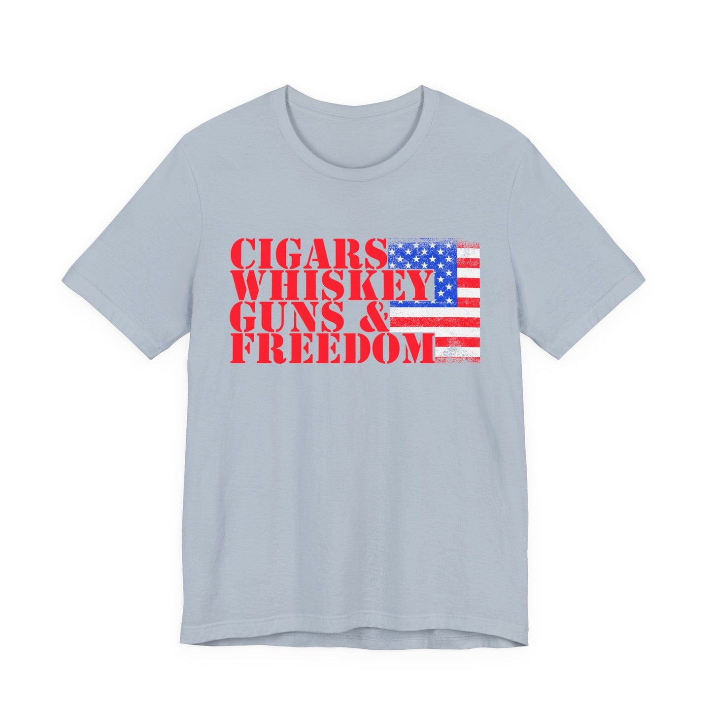 American Flag Graphic Unisex Cotton T-Shirt a2