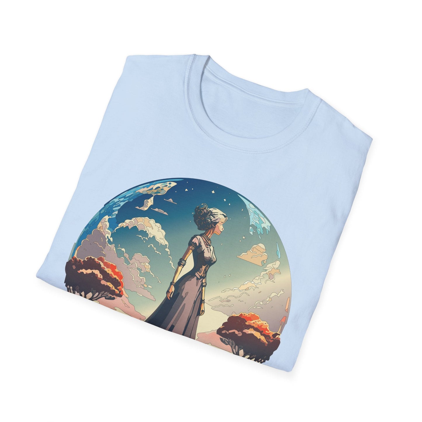 Womens Graphic T Shirt Art Design Tee Gildan Softstyle 64000 Unisex Cotton Short Sleeve