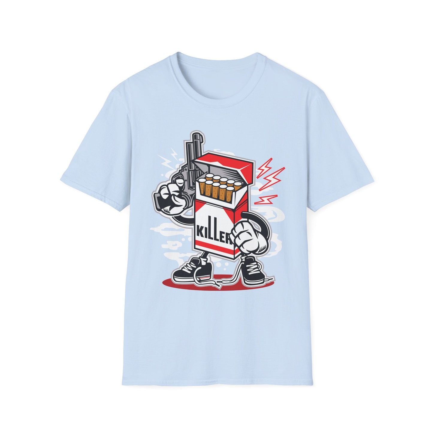Cartoon T Shirt Animation Tee Funny Unisex Gildan Softstyle 64000 100 Percent Ring Spun Cotton