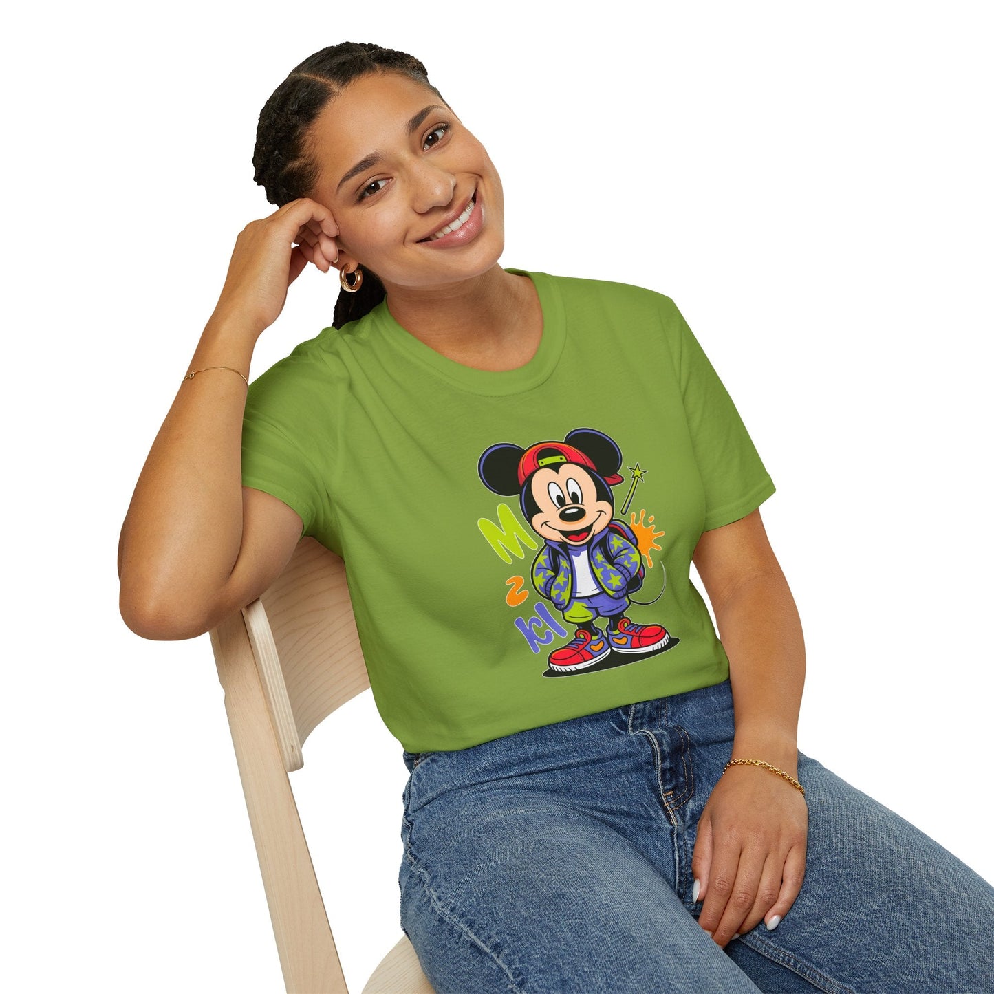 Cartoon T Shirt With Animation Design Unisex Gildan Softstyle 64000 Tee For Funny Animals