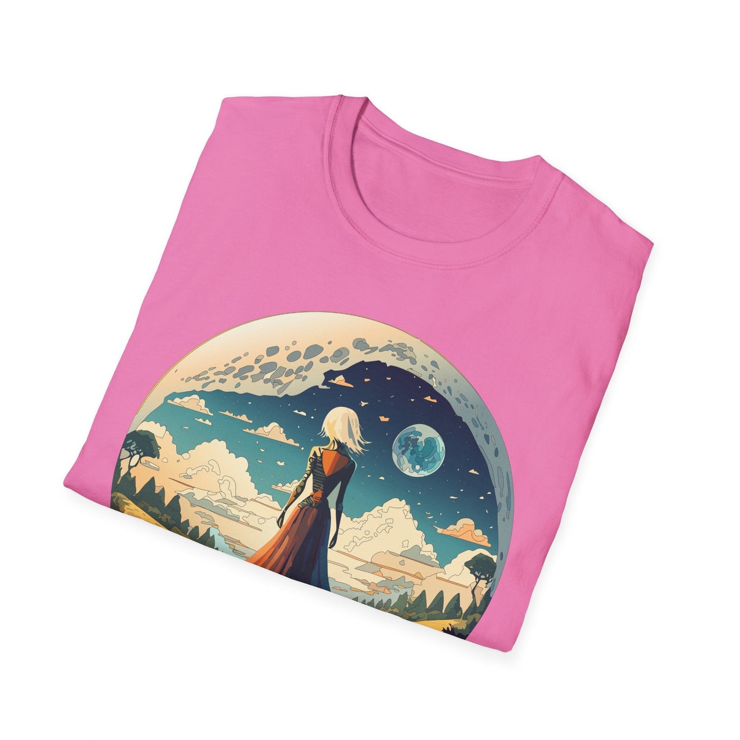 Womens Graphic T Shirts Art Design Tee Unisex Softstyle 64000 Cotton Tee Comfortable Everyday Wear