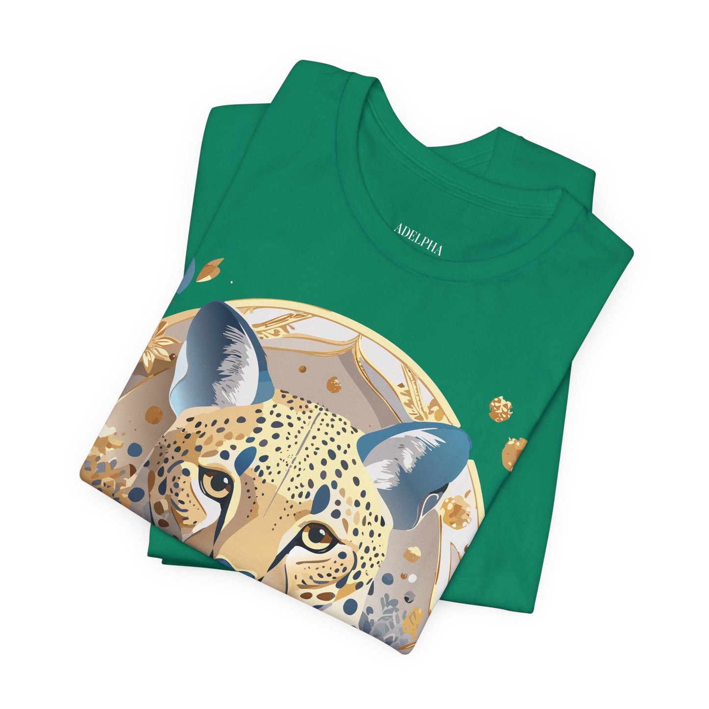 Adelpha Medallion Graphic Tee Unisex Short Sleeve Vintage Inspired Art Design Premium Cotton Jersey