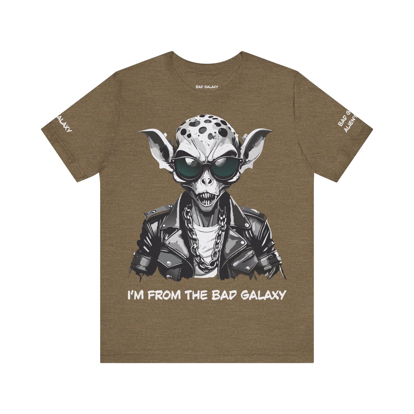 Alien Tee Shirt From Bad Galaxy Made To Order Lightweight 100 Cotton Tee With Eco Inks Free Shipping