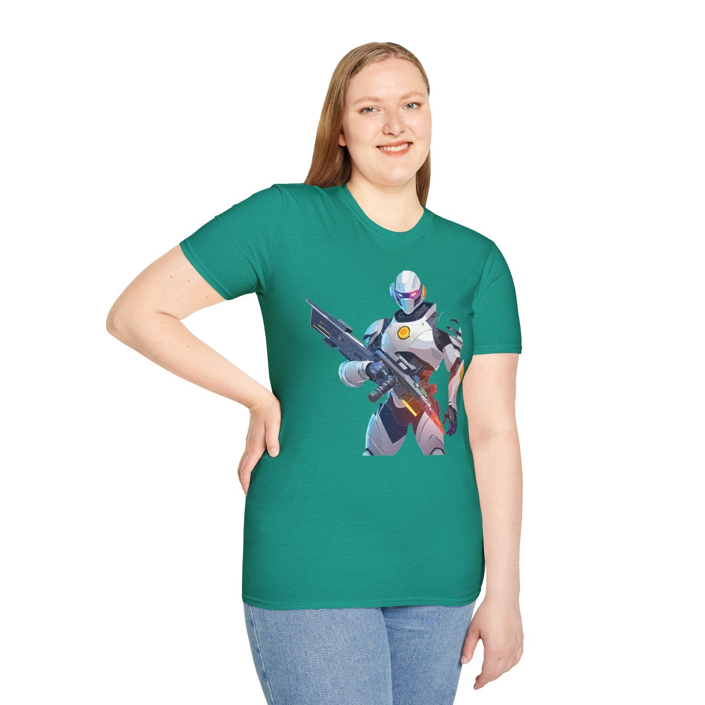 Unisex Robocop T Shirt Graphic With Classic Robocop Design Softstyle 100 Cotton Tee