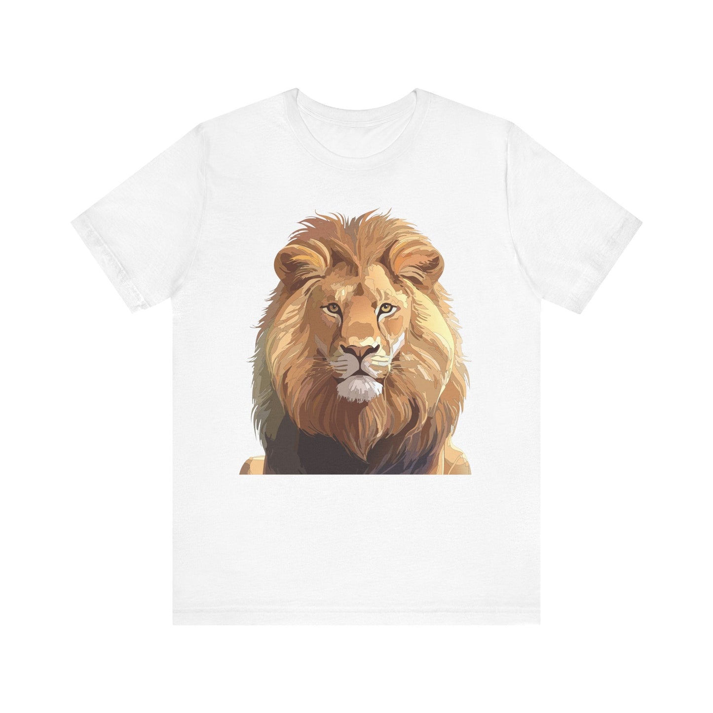 Unisex Animal Art Tee Shirt With Wild Animals Design Gildan 64000 Softstyle Cotton