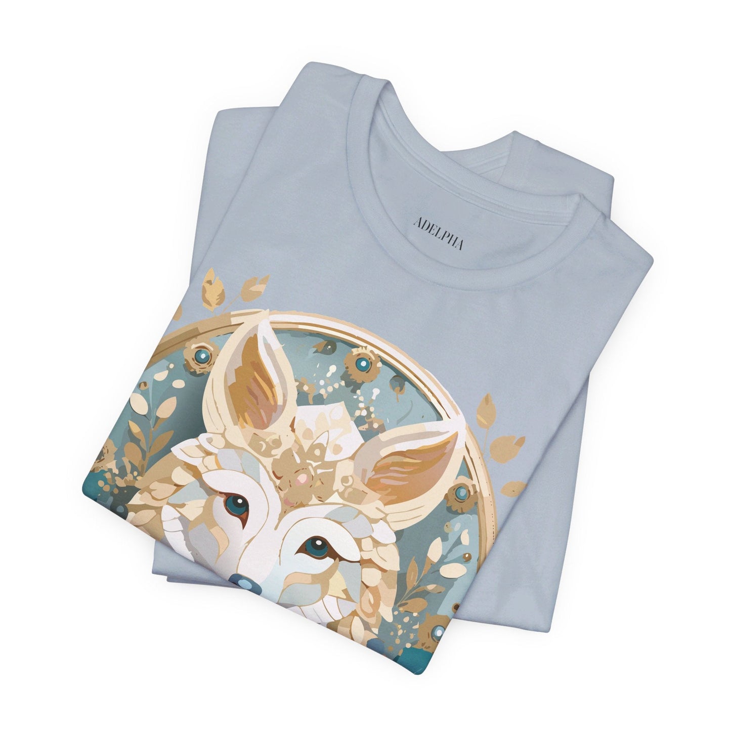 Adelpha Medallion Graphic Tee Unisex Short Sleeve Jersey Shirt With Vintage Artwork