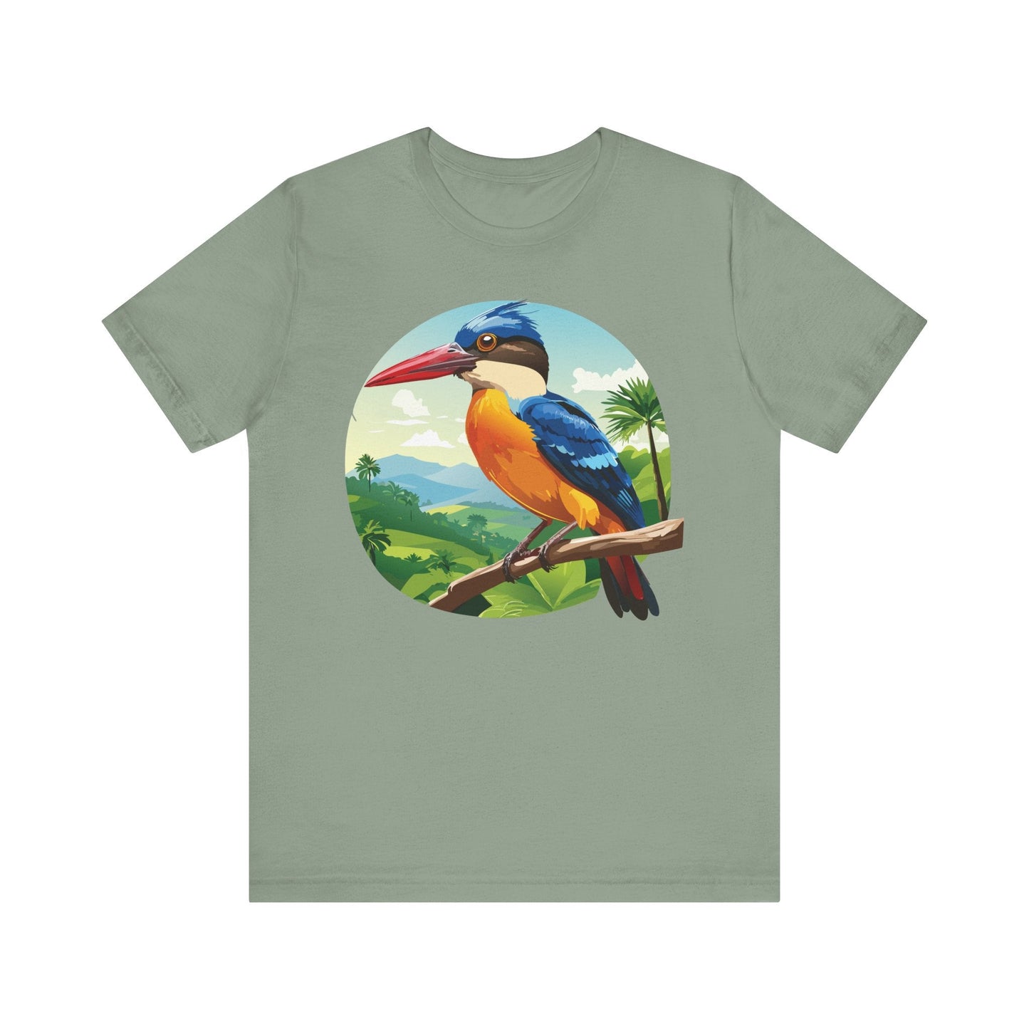 Unisex Animal Shirt With Art Design Featuring Wild Animals Jersey Short Sleeve Tee