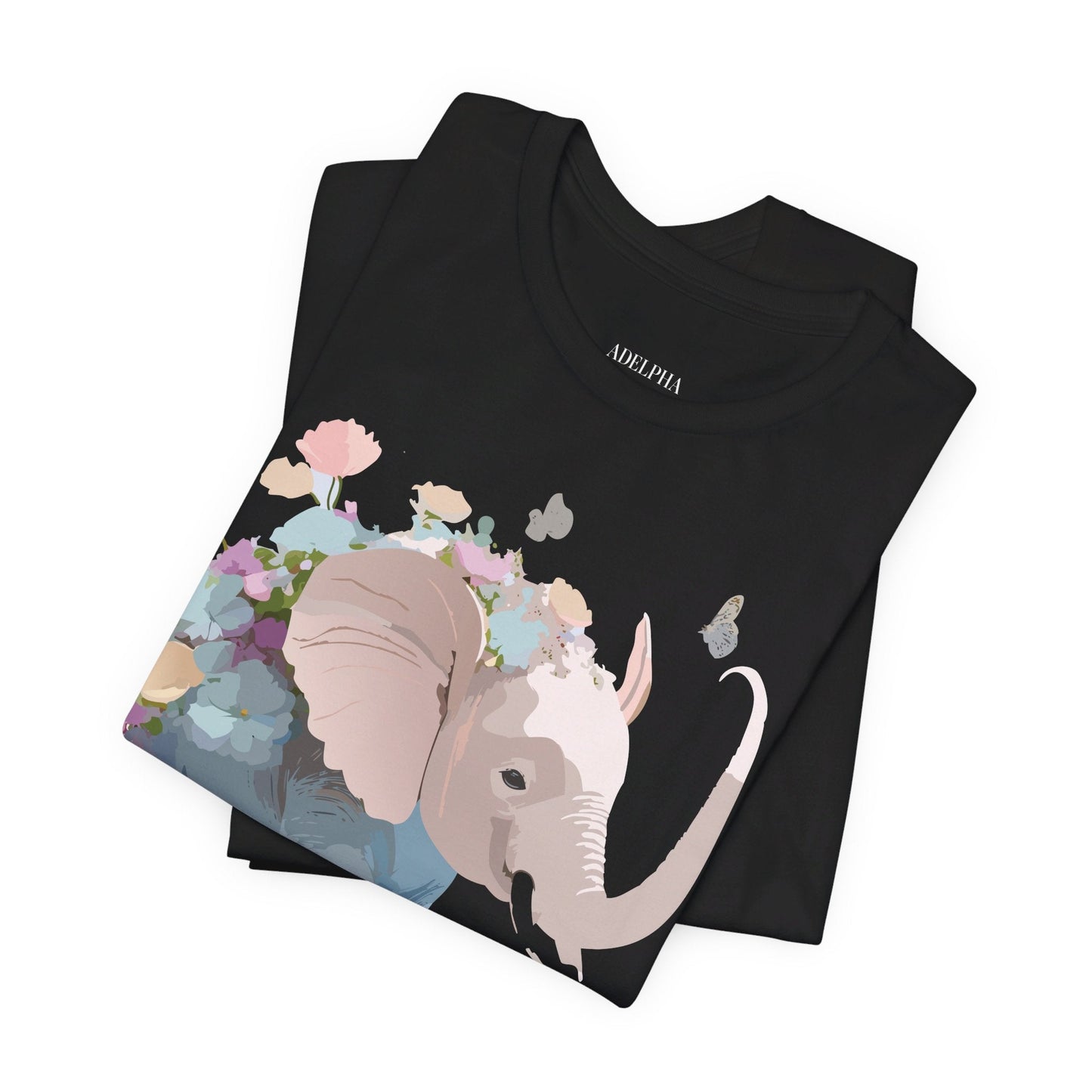 Elephant Graphic Tee Unisex Vintage Inspired Artwork Premium Adelpha Jersey Short Sleeve
