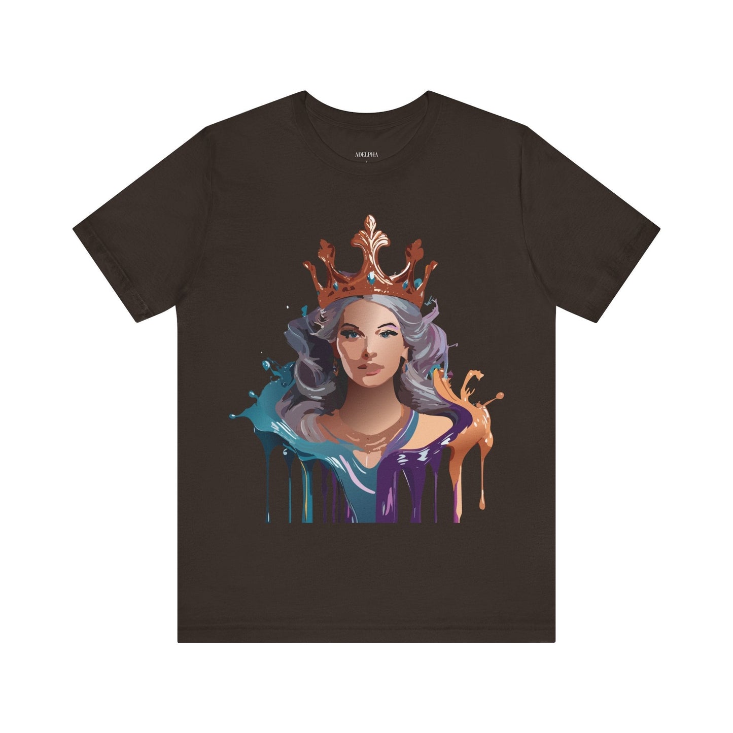 Queen Graphic Tee By Adelpha Art Design Unisex Short Sleeve Vintage Inspired Shirt