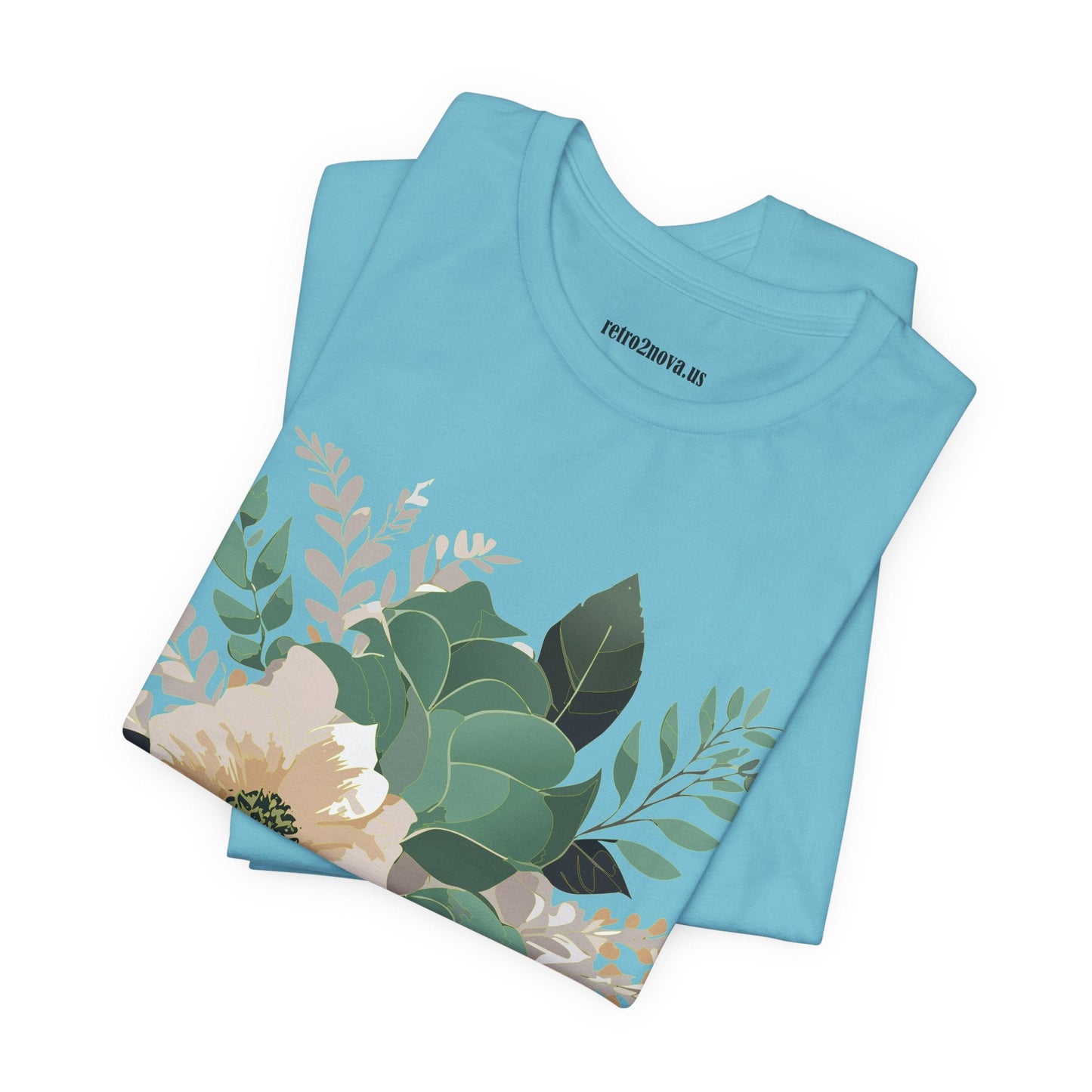 Flowers Shirt Floral Shirt Unisex Jersey Short Sleeve Tee From Flowers Collection Retro2Nova