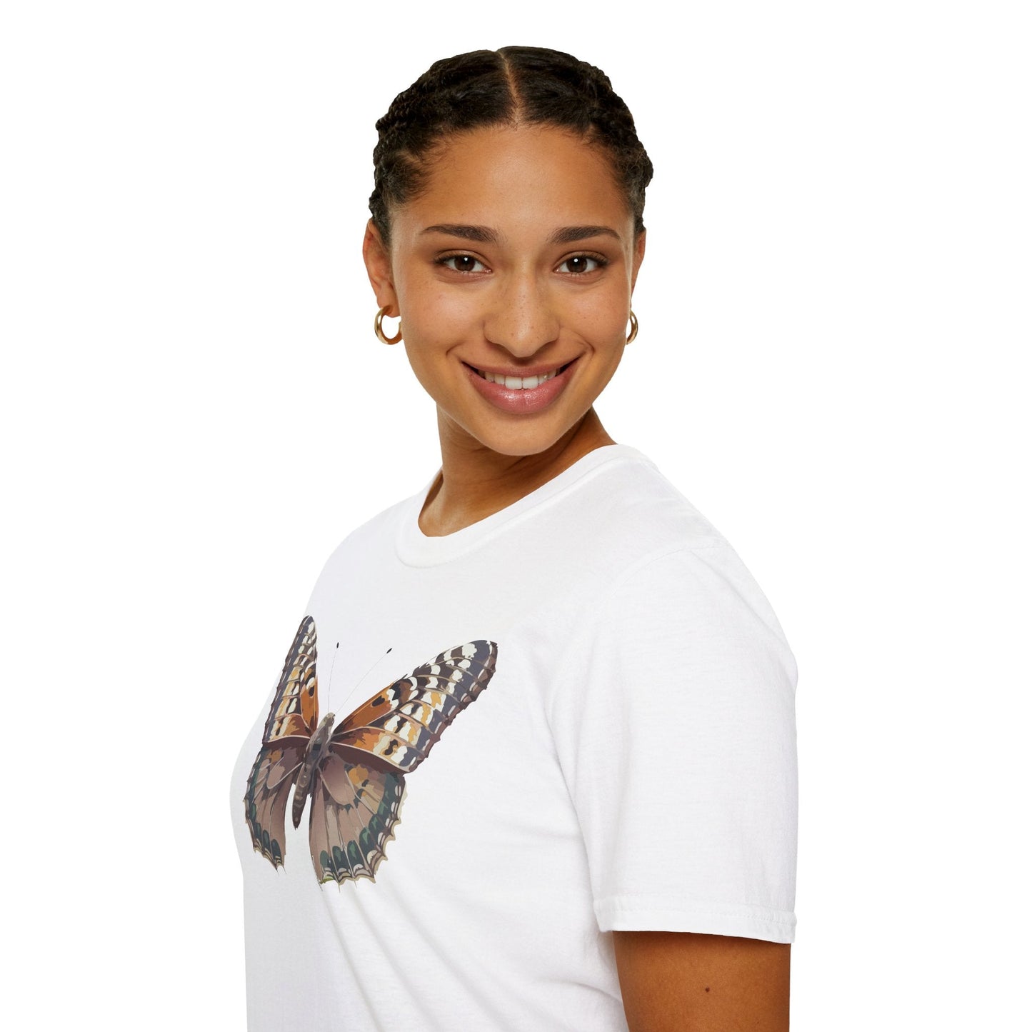 Monarch Butterfly Shirt Unisex T Shirt Design Gildan Softstyle 64000 100 Percent Ring Spun Cotton