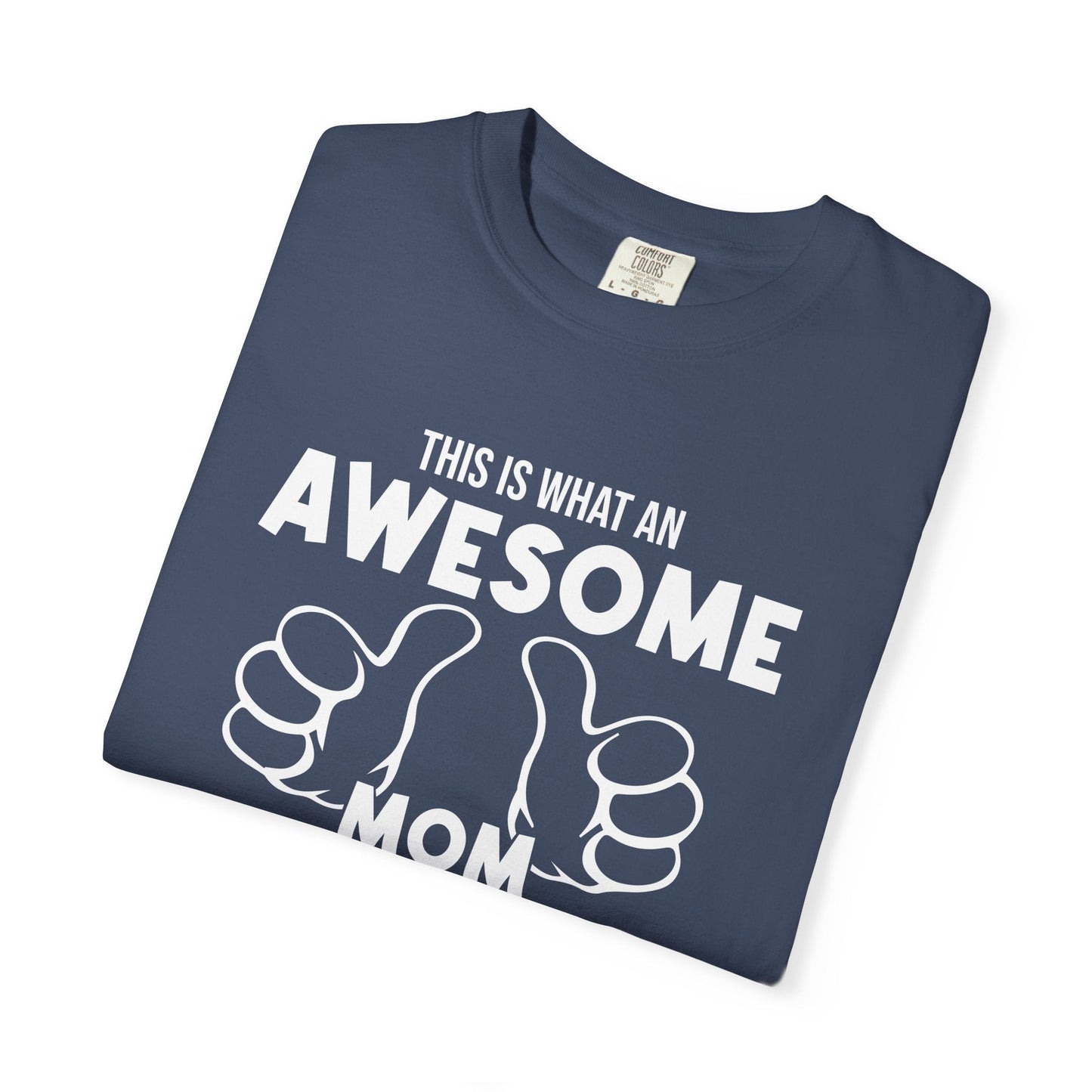 Mom T-shirt Mother's Day Mama Tee Unisex Comfort Colors Garment-Dyed Cotton h25