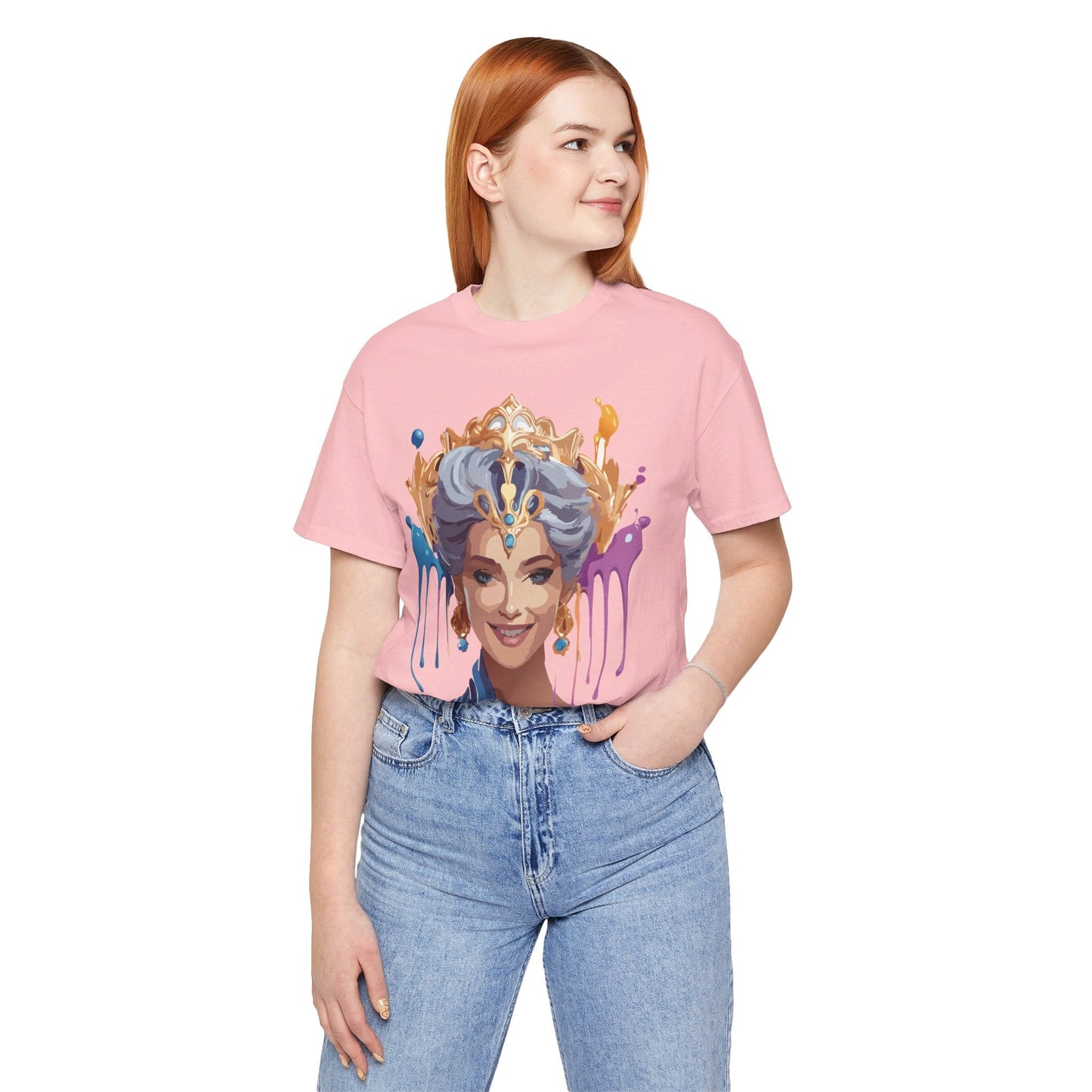 Queen Graphic Tee Unisex Jersey Short Sleeve Adelpha Art Design Vintage Inspired