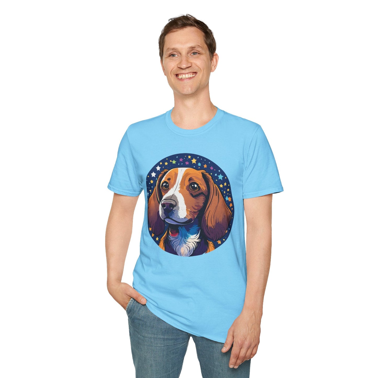 Dog Shirt Unisex Animal Tee Gildan Softstyle 64000 Short Sleeve