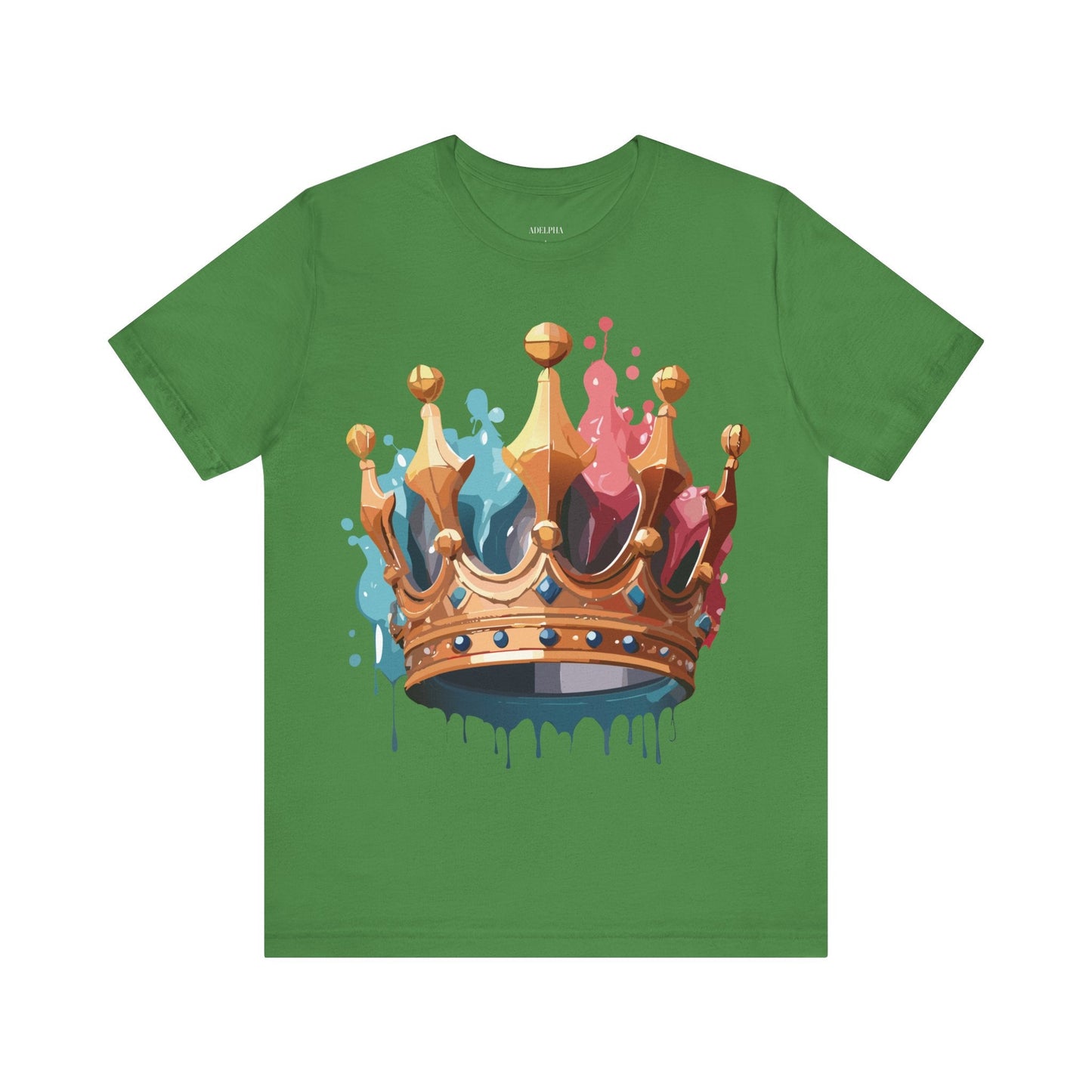Adelpha Graphic Tee Crown Shirt Unisex Vintage Artwork Premium Casual Everyday Wear T Shirt