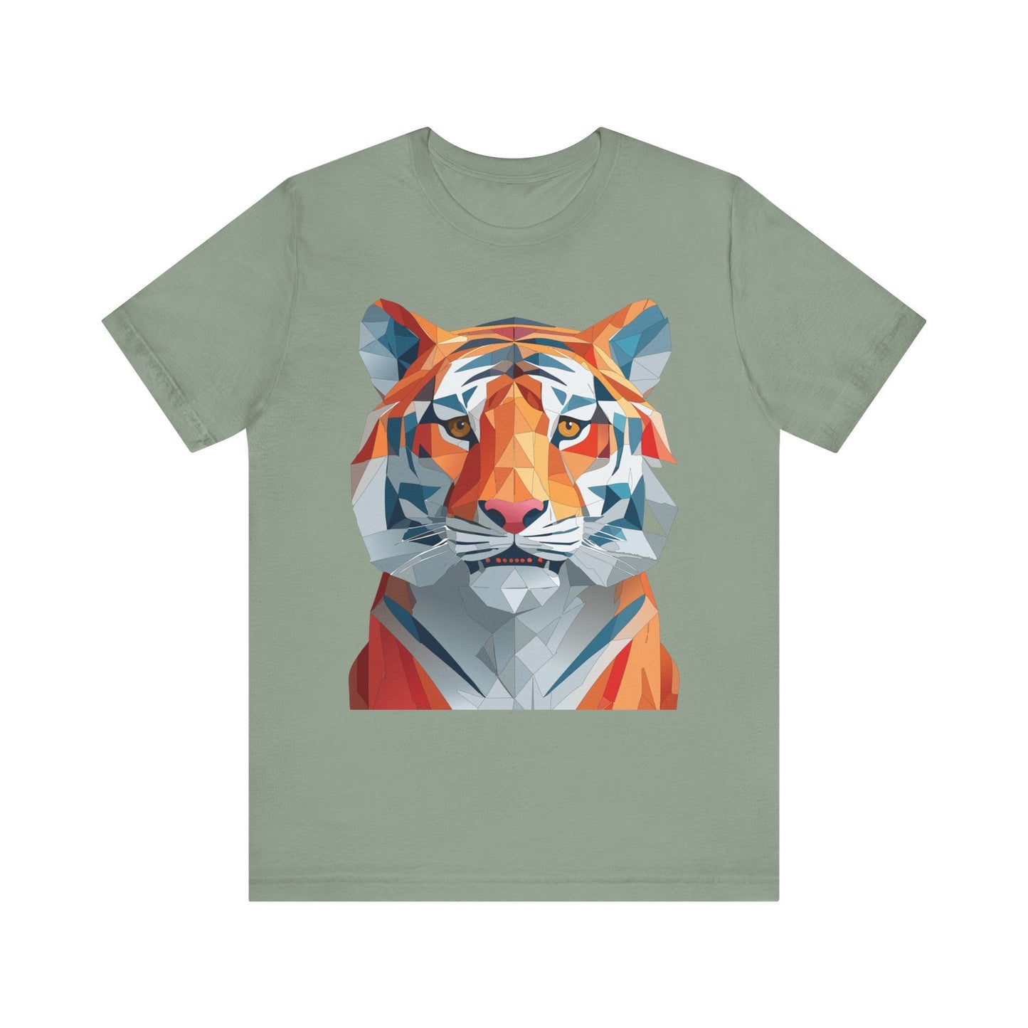 Unisex Animal Shirt With Art Design And Wildlife Theme Short Sleeve Tee For Everyday Wear