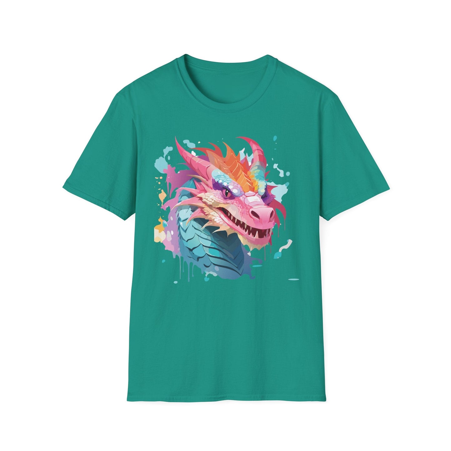 Dragon T Shirt Unisex Dragon Graphic Tee Softstyle 64000 Lightweight Comfort Durable Breathable
