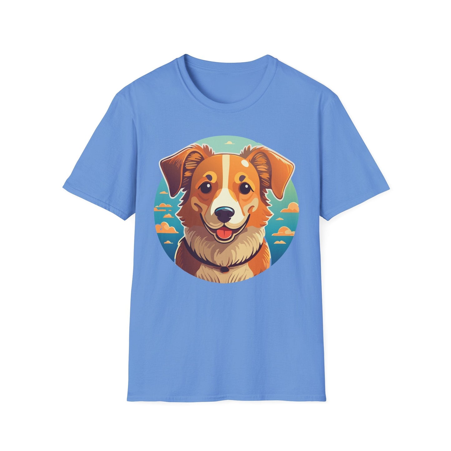 Dog Shirt Unisex Animal Tee One Hundred Percent Cotton Softstyle Gildan 64000