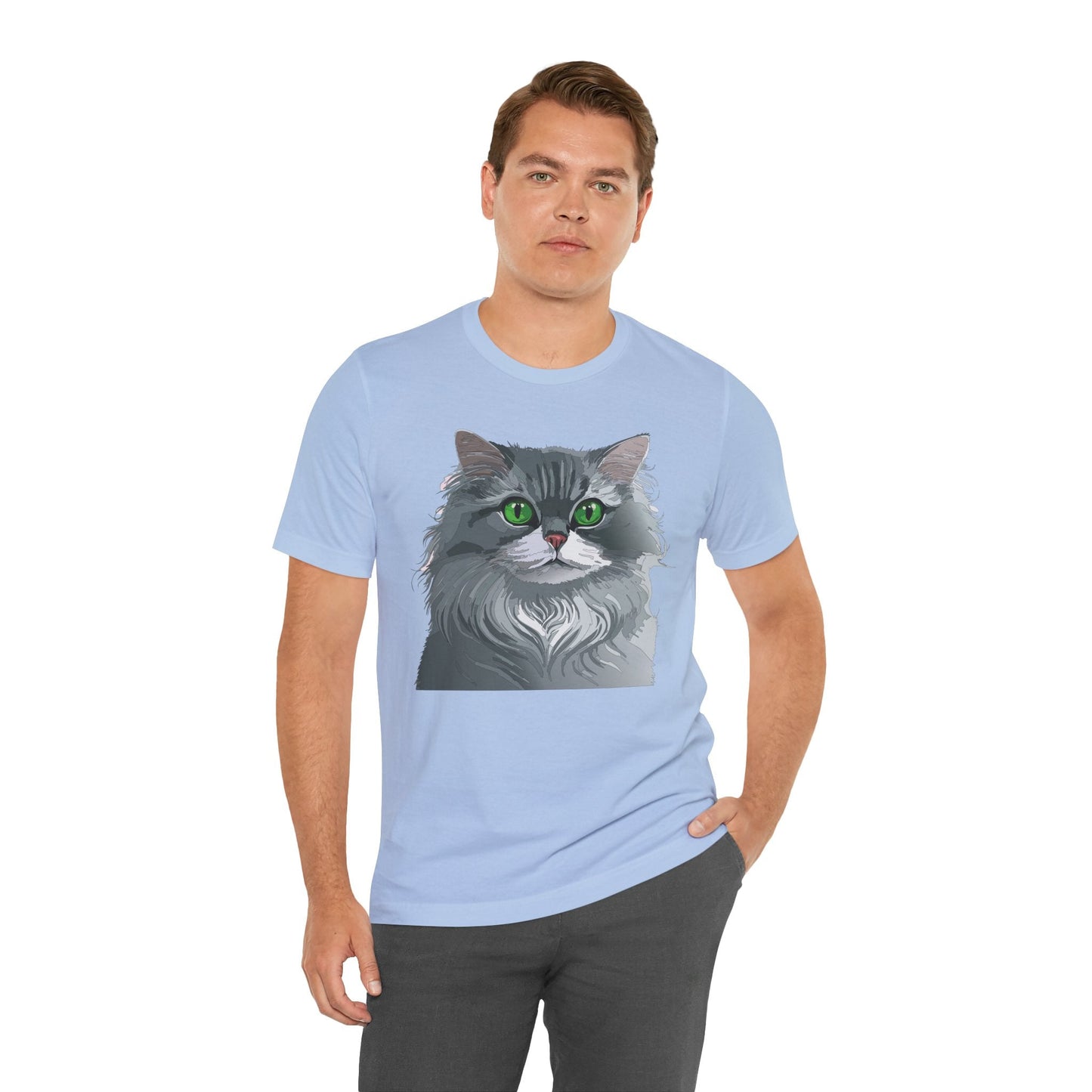 Unisex Animal Shirt With Art Design Animals Tee Short Sleeve Jersey Style Wild Animals Shirt