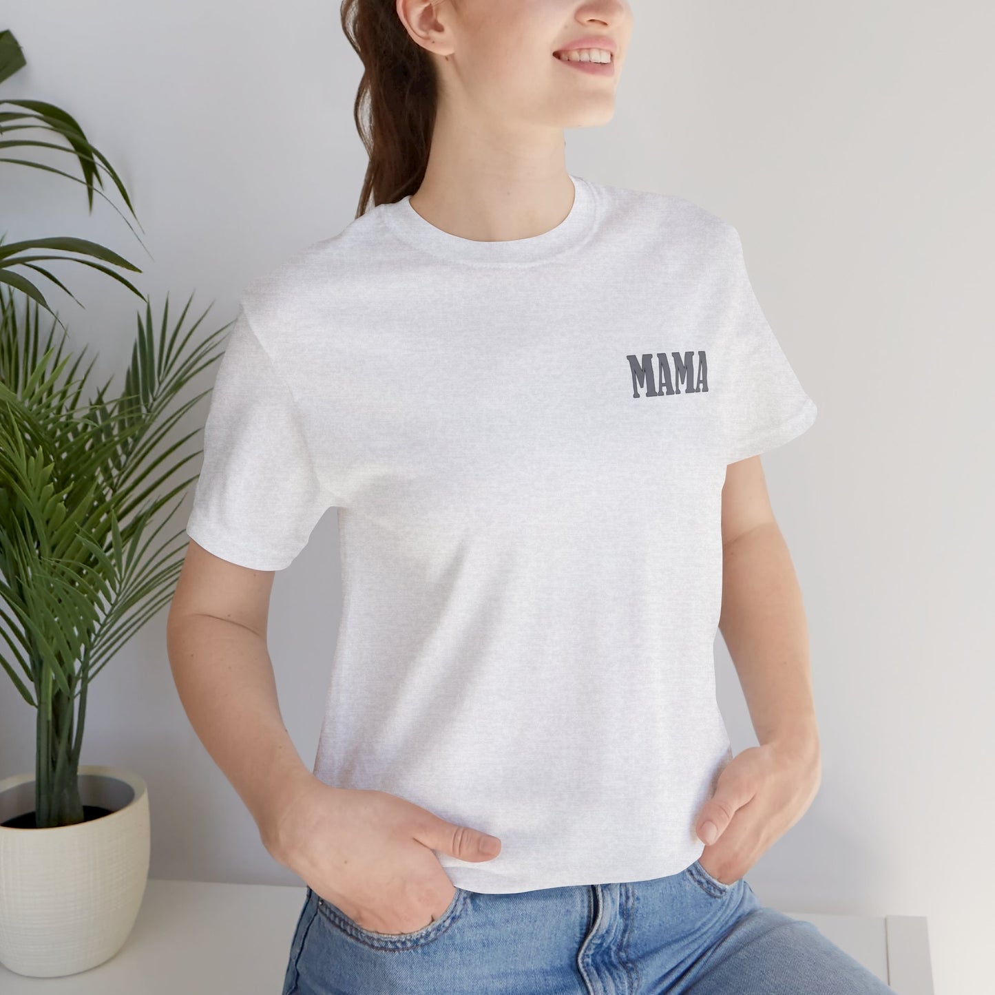 T-shirt en coton avec signature de maman